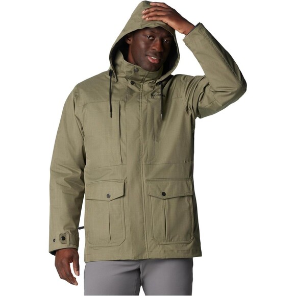 Columbia Men's Horizons Pine 3-in-1 Waterproof Softshell Jacket Sz 4X Green $240 - Picture 1 of 7